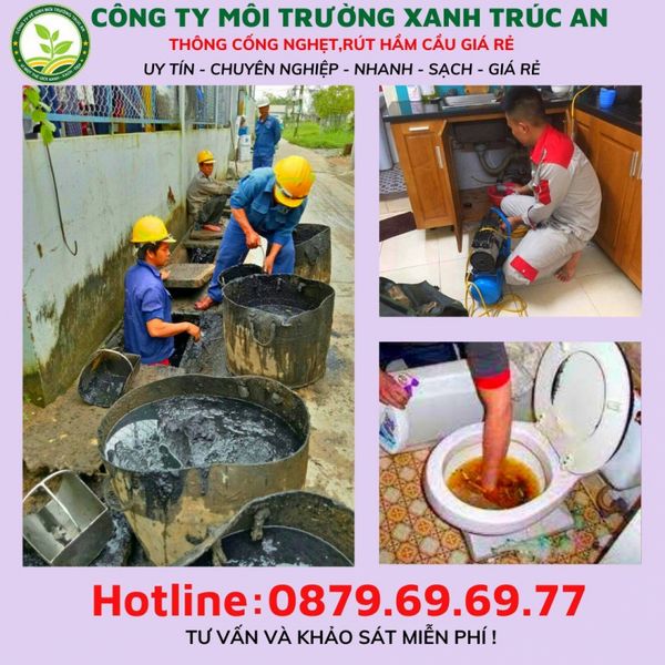 Tự tin cung cấp các dịch vụ thông cầu cống nghẹt, hút hầm cầu Bạc Liêu giá rẻ nhất chỉ từ 100.000 VND