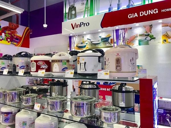 Vincom Bạc Liêu mang đến sự uy tín với hàng điện gia dụng mang thương hiệu Vinpro